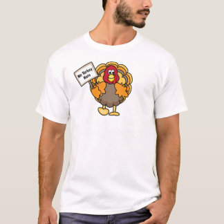 Camiseta divertida del negro del niño de Turquía
