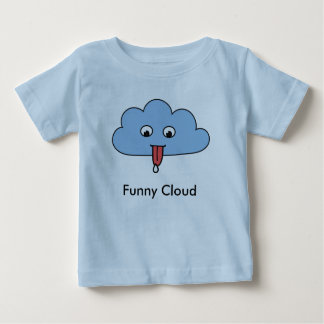 Camiseta divertida del niño de la nube