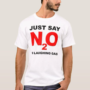 Camiseta divertida del óxido nitroso del gas