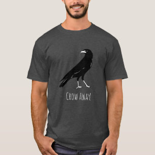 Camiseta divertida del pájaro del cuervo ausente