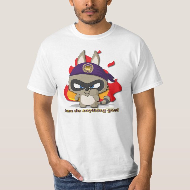 Camiseta divertida del personaje de dibujos (Anverso)