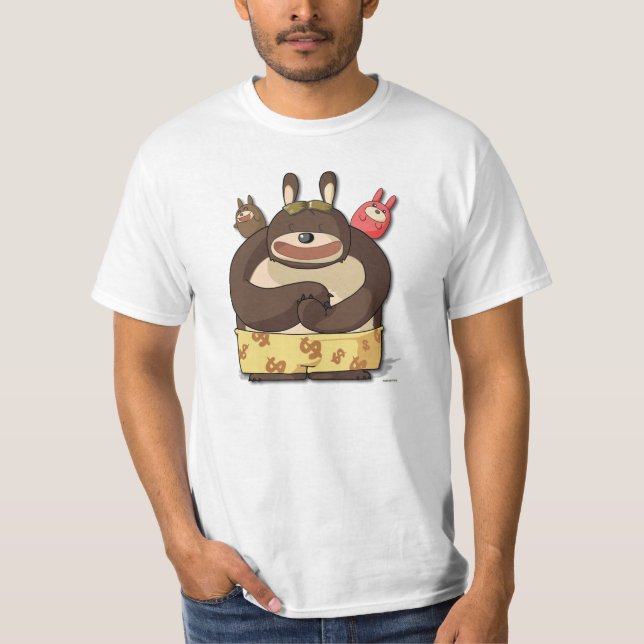 Camiseta divertida del personaje de dibujos (Anverso)
