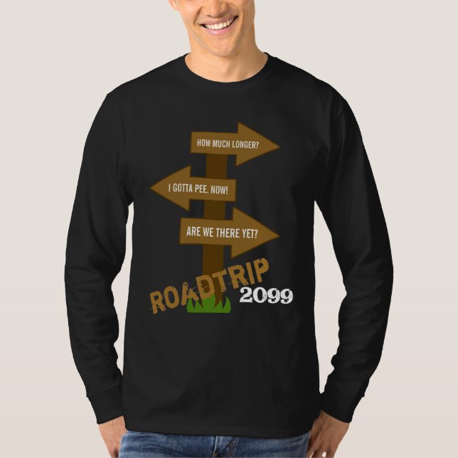Camiseta divertida del personalizable de Roadtrip (Anverso)