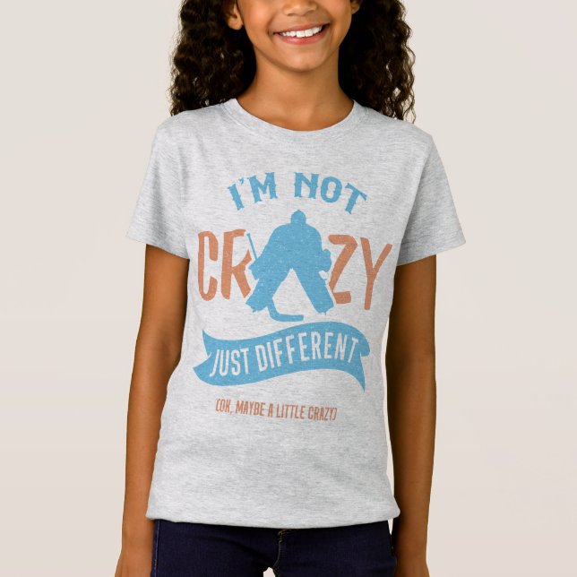 Camiseta divertida del portero del hockey sobre (Anverso)