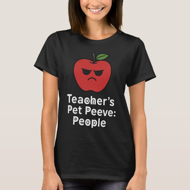 Camiseta divertida del profesor - La Mascota del p (Anverso)