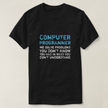 Camiseta divertida del programador de computadoras