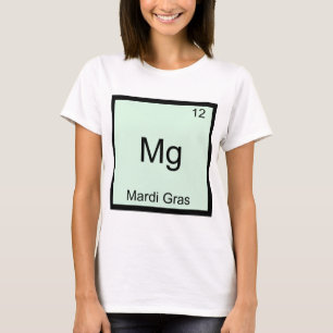 Camiseta divertida del símbolo del elemento químic