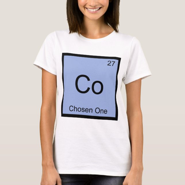 Camiseta divertida del símbolo del elemento químic (Anverso)