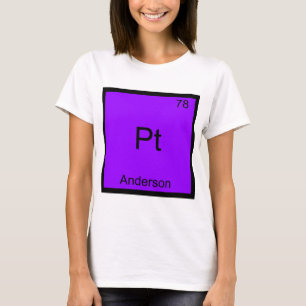 Camiseta divertida del símbolo del elemento químic