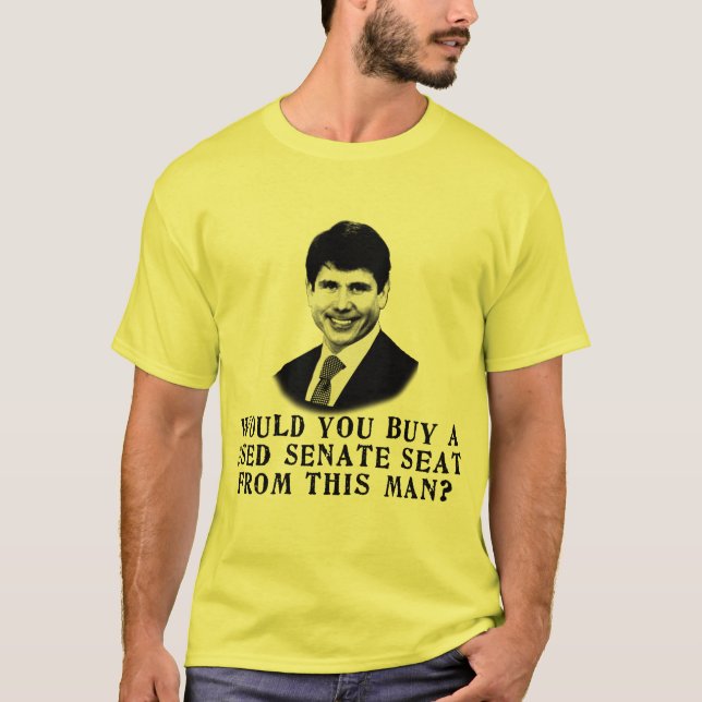 Camiseta divertida del soborno de Rod Blagojevich (Anverso)