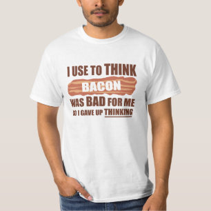 Camiseta divertida del tocino