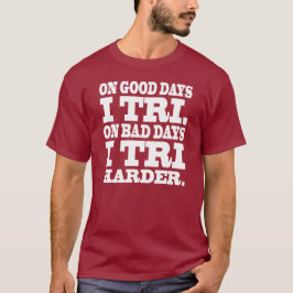 Camiseta divertida del Triathlon