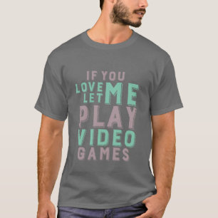 Camiseta divertida del videojugador para los