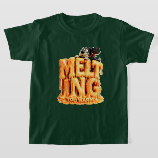 Camiseta Divertida 'Derritiéndose Demasiado Calien