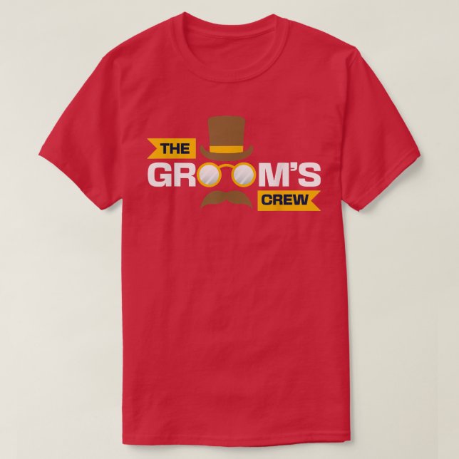 Camiseta Divertida Despedida de Soltero de la Tripulación d (Diseño del anverso)
