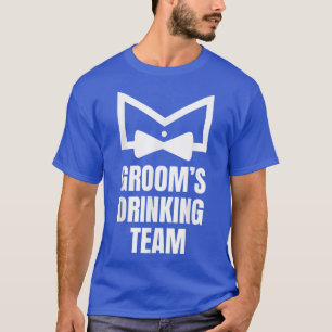 Camiseta Divertida Despedida de Soltero del Novio Equipo de
