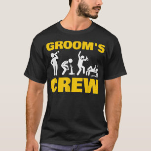 Camiseta Divertida Despedida de Soltero Grupo del Novio Fie
