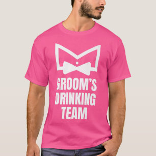 Camiseta Divertida Despedida de Soltero Novio Equipo de Beb