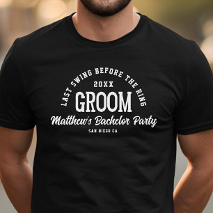 Camiseta Divertida Despedida de Soltero Último Baile Antes 