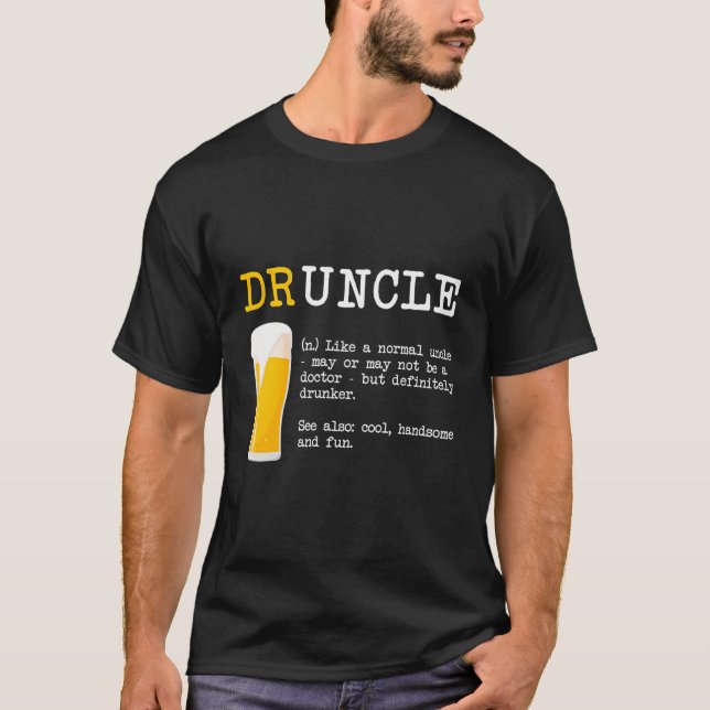 Camiseta Divertida Drunckle Druncle - Definición d (Anverso)