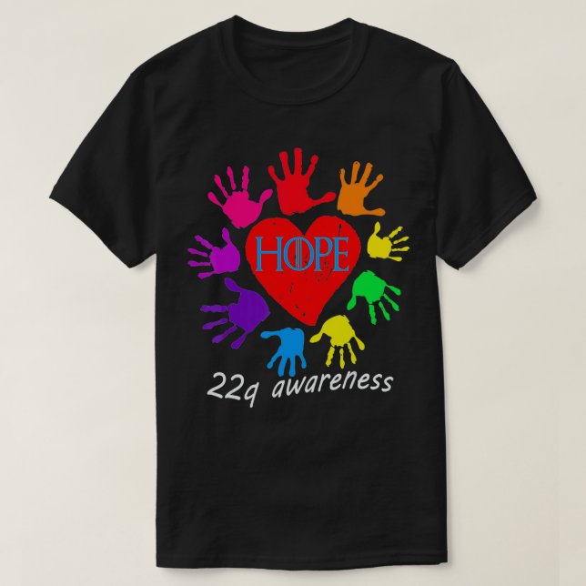 Camiseta Divertida duplicación de 22q, todos esperan un cac (Diseño del anverso)