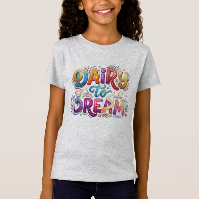 Camiseta divertida e inspiradora de 'Lácteos a sue (Anverso)