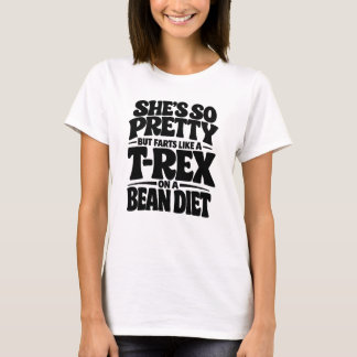 Camiseta Divertida 'Ella Es Tan Bonita'