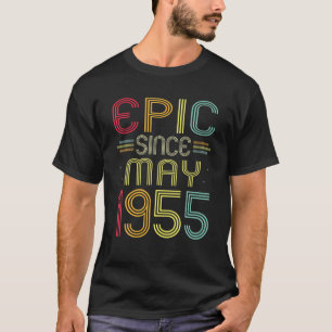 Camiseta Divertida Épica Desde Mayo De 1955 67º Cumpleaños 