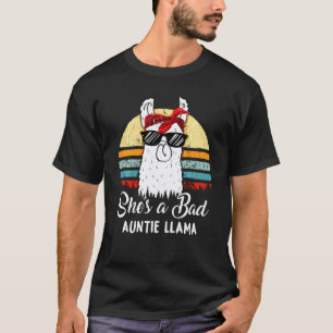 Camiseta Divertida Es Una Tía Mala Llama Camiseta
