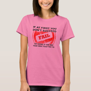 Camiseta Divertida Escucha a Tu Esposa