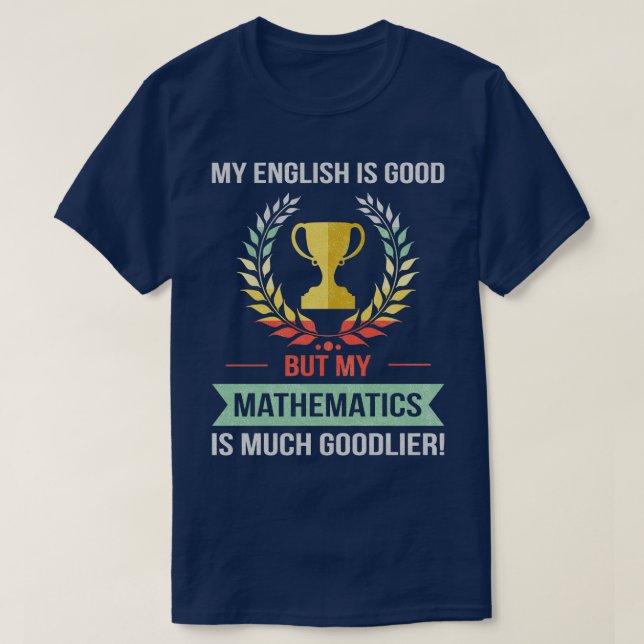 Camiseta Divertida Escuela De Matemáticas O Curso Universit (Diseño del anverso)