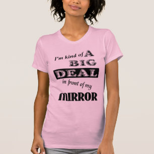Camiseta Divertida Espejo Gran Trato Humor