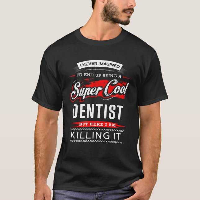 Camiseta Divertida esposa dentista (Anverso)