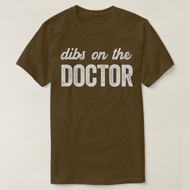 Camiseta Divertida esposa Médica se burla del Médica (Diseño del anverso)