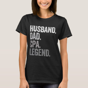 Camiseta Divertida Esposo Papá Cpa Contador Públic
