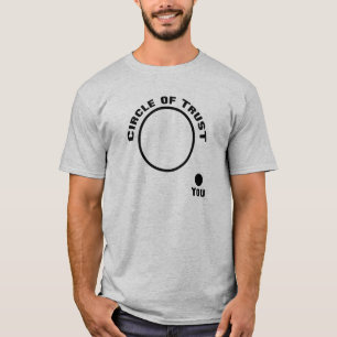 Camiseta Divertida, Estás Fuera del Círculo de Con