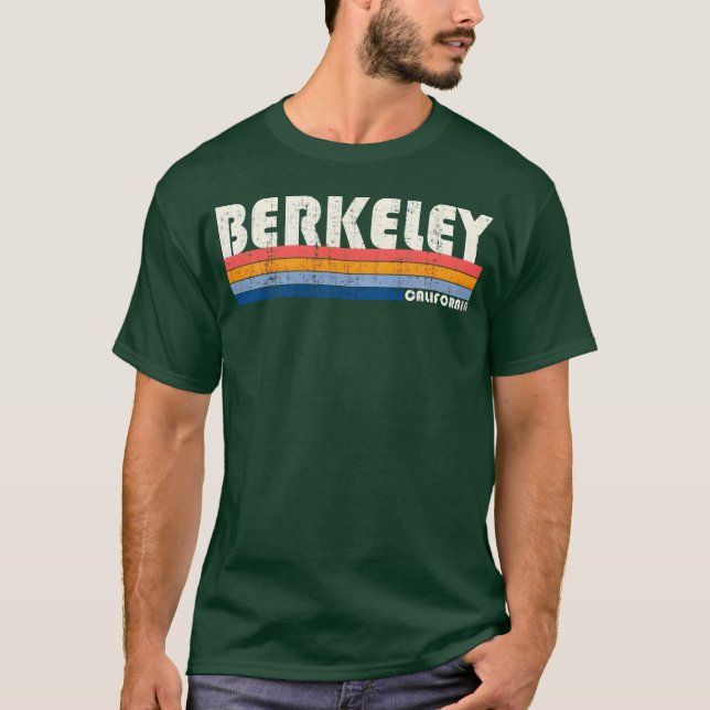 Camiseta divertida estilo Berkeley Ca años 70 80 (Anverso)