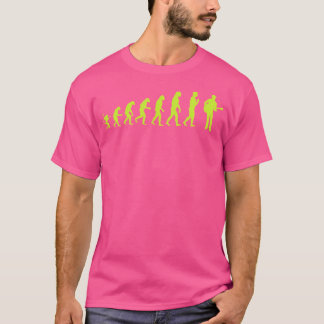 Camiseta Divertida evolución acústica de la guitarra