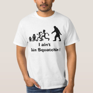 Camiseta Divertida evolución de Squatchin