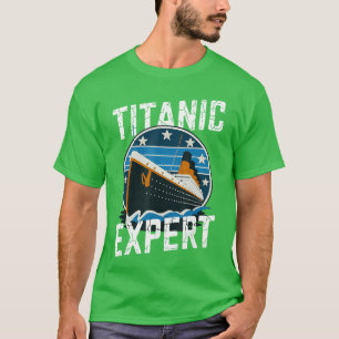 Camiseta divertida experta en Titanic RMSitanic Cu