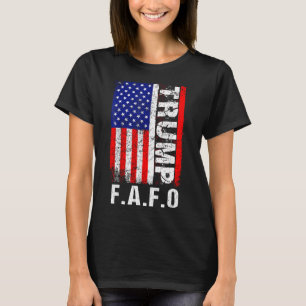 Camiseta Divertida Fafo Trump Presidente 47 Trump