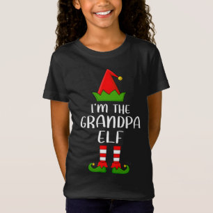 Camiseta Divertida familia coincidente Yo soy el abuelo Elf