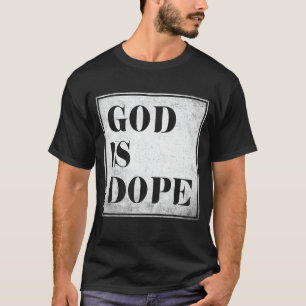 Camiseta Divertida fe religiosa cristiana cree que es Dios