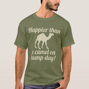 Camiseta divertida feliz de miércoles del día de