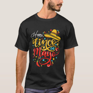 Camiseta Divertida Fiesta de Cinco De Mayo Partido 5 De May