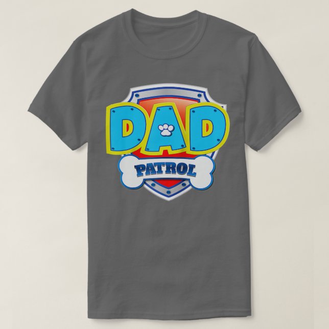 Camiseta Divertida fiesta de cumpleaños de papá Patrol Dog  (Diseño del anverso)