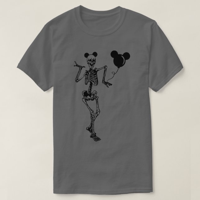 Camiseta Divertida fiesta de halloween del Skeleton  (Diseño del anverso)