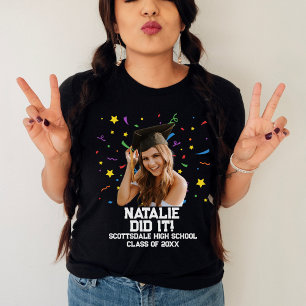 Camiseta Divertida foto del Personalizado del Partido de Gr
