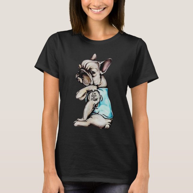 Camiseta divertida Frenchie del bulldog francés (Anverso)