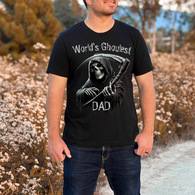 Camiseta Divertida Fresca Negra Parca El Papá Más Macabro D (Subido por el creador)